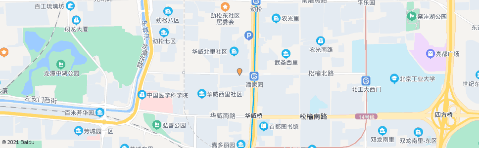 北京潘家园桥西_公交站地图_北京公交_妙搜公交查询2024