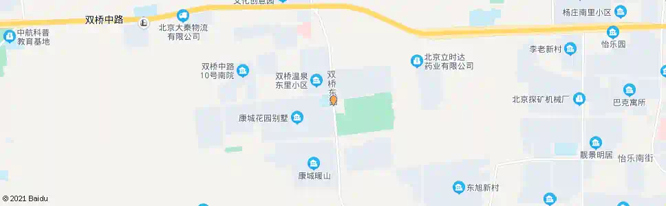 北京双桥南街东口_公交站地图_北京公交_妙搜公交查询2024