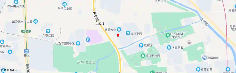 北京南场东街西口_公交站地图_北京公交_妙搜公交查询2024