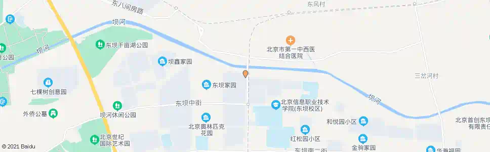 北京东坝家园东门_公交站地图_北京公交_妙搜公交查询2024