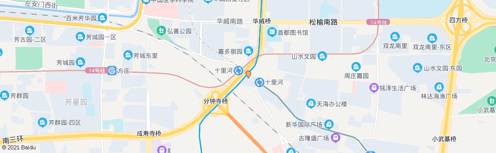 北京十里河站_公交站地图_北京公交_妙搜公交查询2024