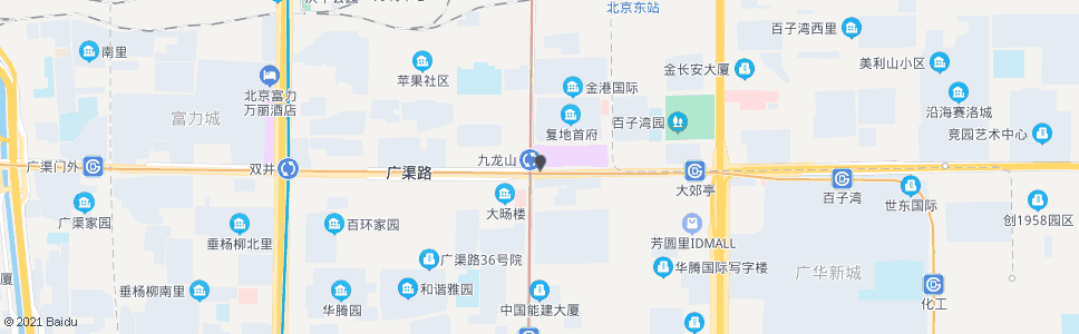 北京九龙山站_公交站地图_北京公交_妙搜公交查询2024