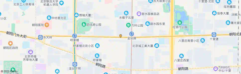 北京金台路口西_公交站地图_北京公交_妙搜公交查询2024