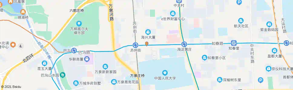 北京海淀南路_公交站地图_北京公交_妙搜公交查询2024