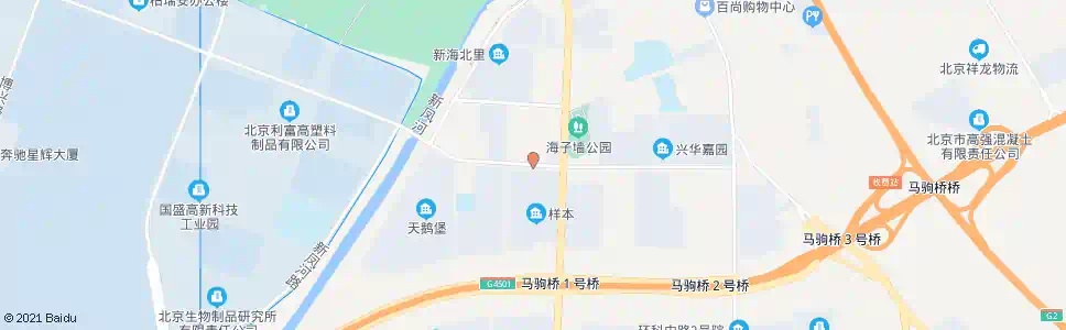 北京新海南里南区_公交站地图_北京公交_妙搜公交查询2024