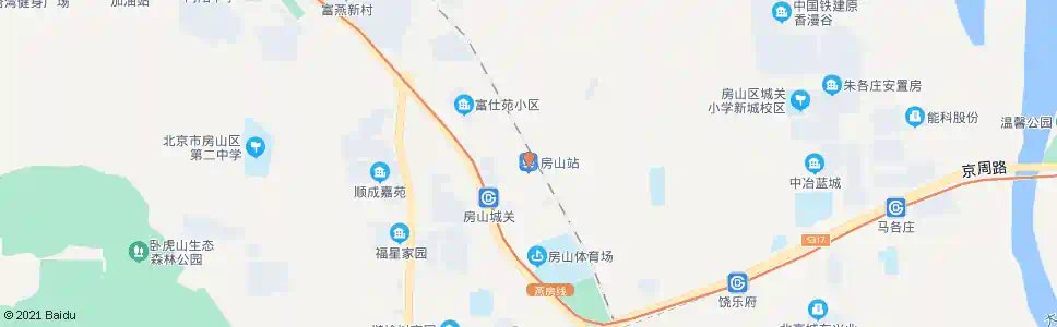 北京房山南街_公交站地图_北京公交_妙搜公交查询2024