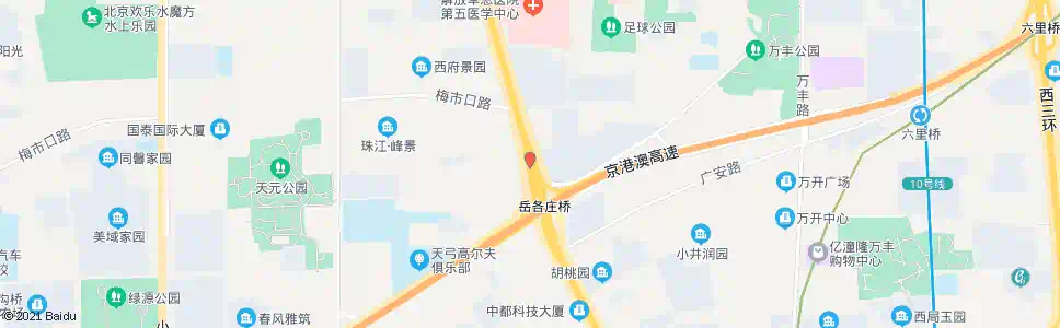 北京岳各庄桥北_公交站地图_北京公交_妙搜公交查询2024