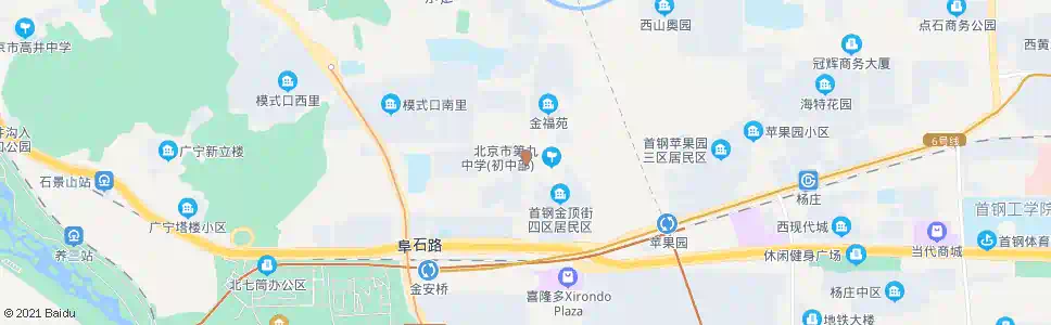 北京金顶街北口_公交站地图_北京公交_妙搜公交查询2024