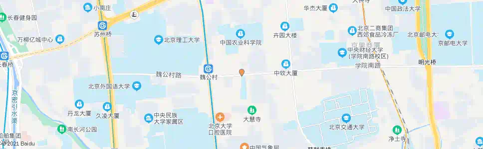 北京中国农业科学院南门_公交站地图_北京公交_妙搜公交查询2024