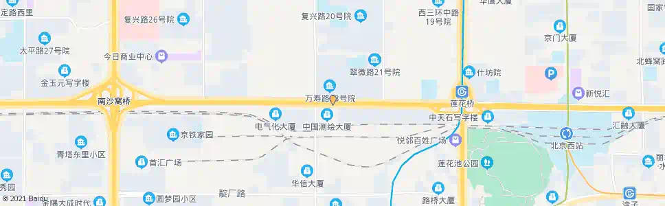 北京金家村桥东_公交站地图_北京公交_妙搜公交查询2024