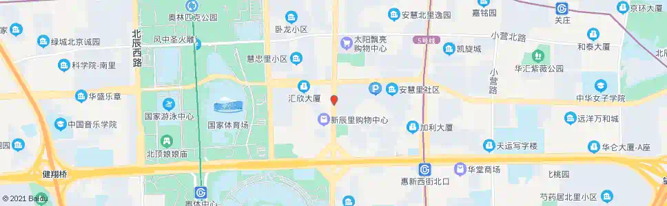 北京安慧桥北_公交站地图_北京公交_妙搜公交查询2024