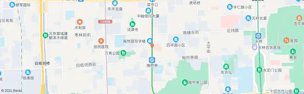 北京自新路口北_公交站地图_北京公交_妙搜公交查询2024