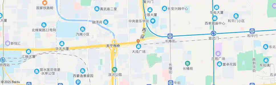 北京西便门_公交站地图_北京公交_妙搜公交查询2024