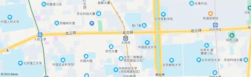 北京地铁大钟寺站_公交站地图_北京公交_妙搜公交查询2024