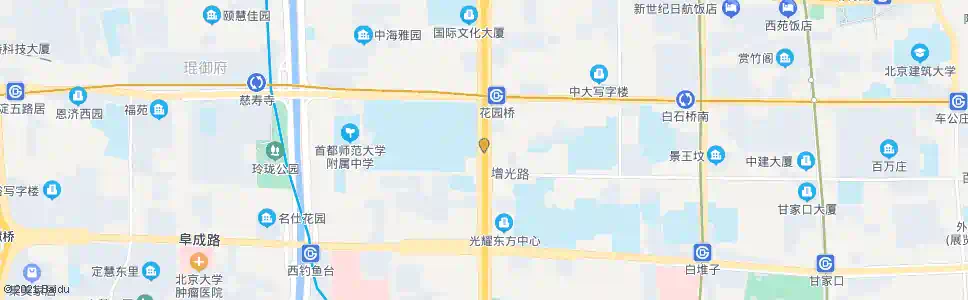 北京花园桥南_公交站地图_北京公交_妙搜公交查询2024