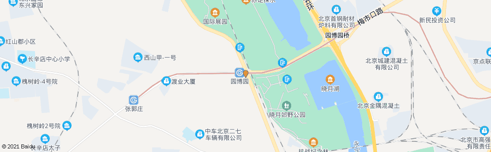 北京地铁园博园站_公交站地图_北京公交_妙搜公交查询2024