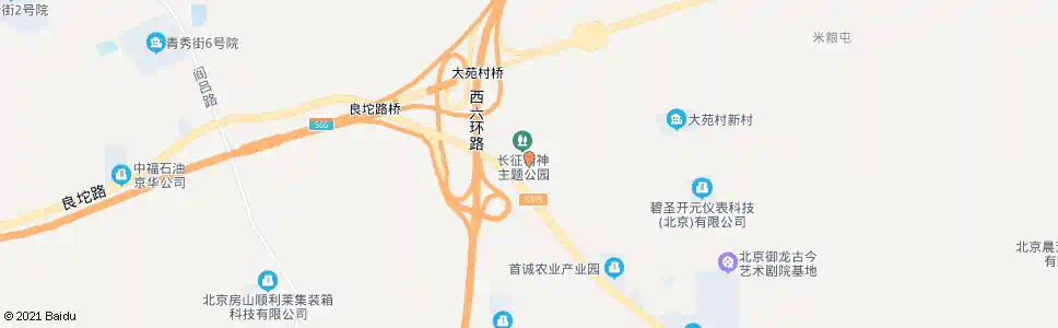 北京大苑村_公交站地图_北京公交_妙搜公交查询2024