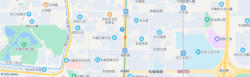 北京潘家园桥北_公交站地图_北京公交_妙搜公交查询2024