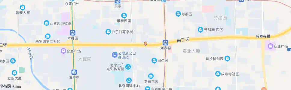 北京刘家窑桥西_公交站地图_北京公交_妙搜公交查询2024