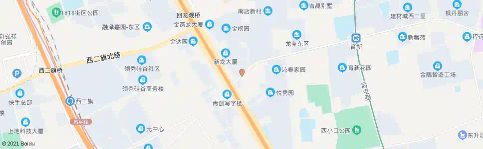 北京西三旗桥东_公交站地图_北京公交_妙搜公交查询2024