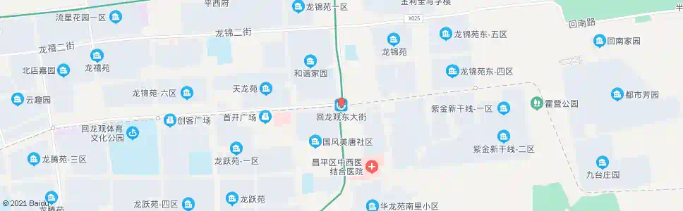 北京回龙观东_公交站地图_北京公交_妙搜公交查询2024