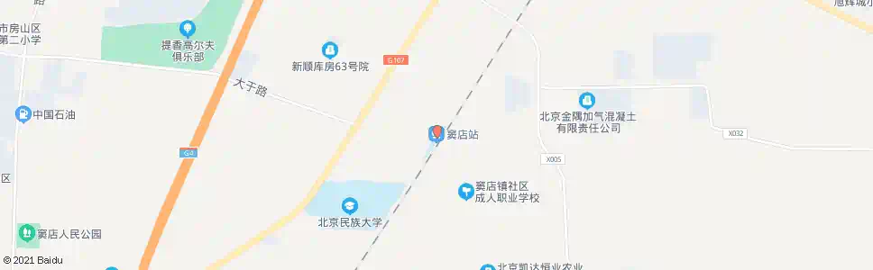 北京窦店_公交站地图_北京公交_妙搜公交查询2024