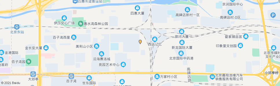 北京百子湾家园东站_公交站地图_北京公交_妙搜公交查询2024