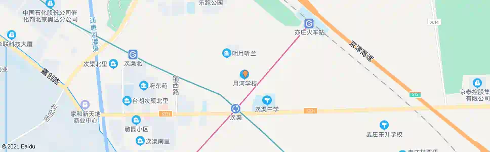 北京北神树小学_公交站地图_北京公交_妙搜公交查询2024