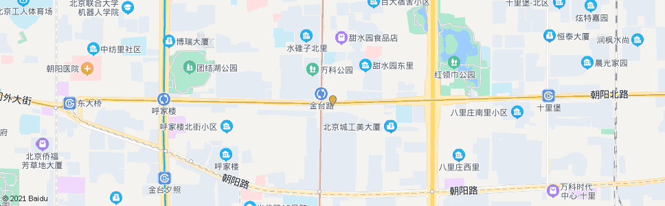 北京金台路口东_公交站地图_北京公交_妙搜公交查询2024