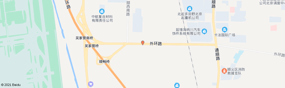 北京现代二厂_公交站地图_北京公交_妙搜公交查询2024
