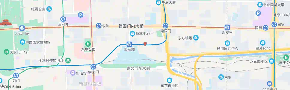 北京东大街_公交站地图_北京公交_妙搜公交查询2024