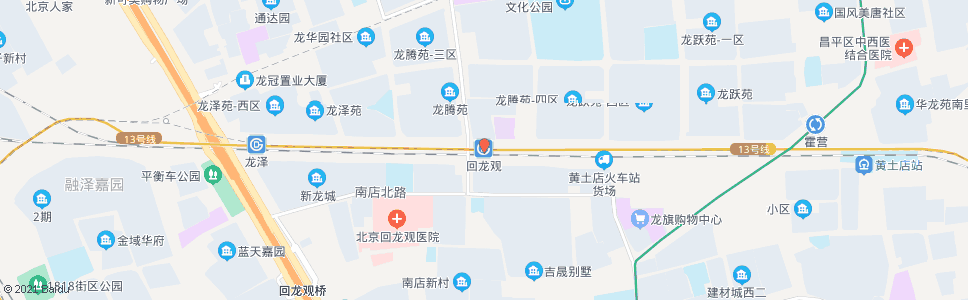 北京地铁回龙观_公交站地图_北京公交_妙搜公交查询2024