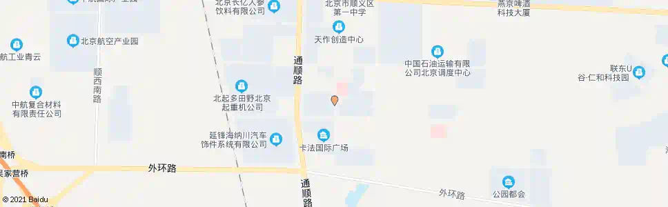 北京顺鑫汇_公交站地图_北京公交_妙搜公交查询2024