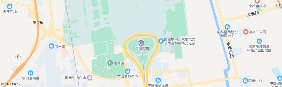 北京3号航站楼_公交站地图_北京公交_妙搜公交查询2024