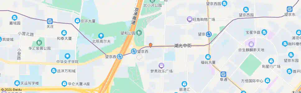 北京湖光中街西口_公交站地图_北京公交_妙搜公交查询2024