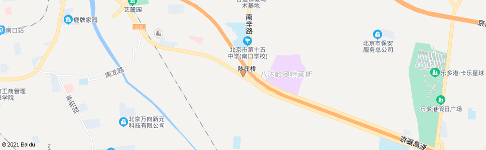 北京陈庄_公交站地图_北京公交_妙搜公交查询2024