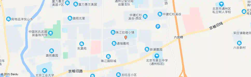 北京潞邑西路_公交站地图_北京公交_妙搜公交查询2024