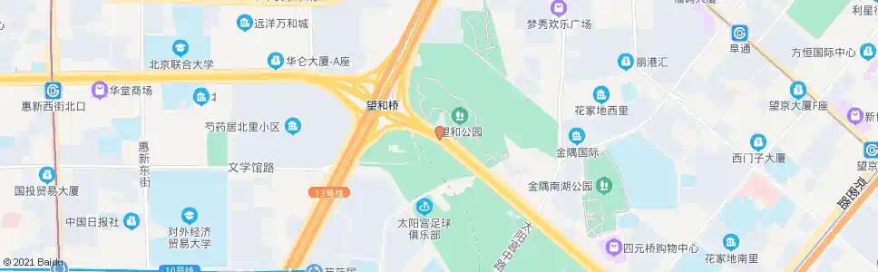 北京望和桥东_公交站地图_北京公交_妙搜公交查询2024