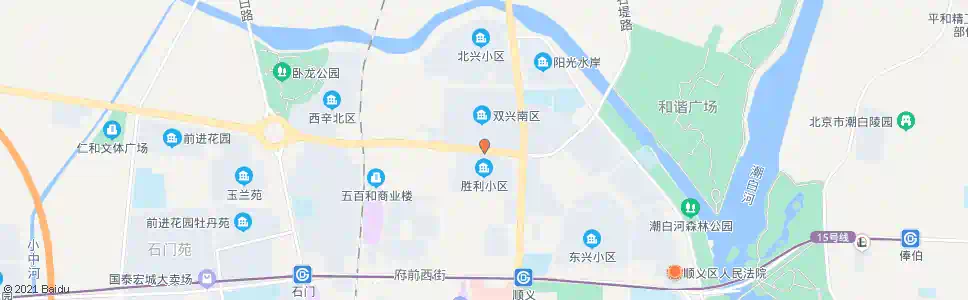 北京胜利小区_公交站地图_北京公交_妙搜公交查询2024