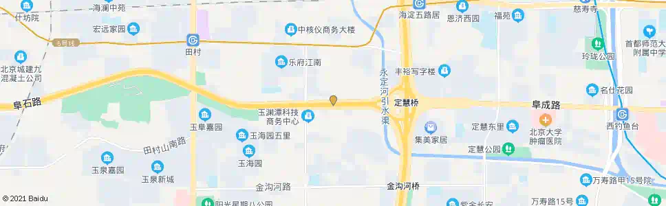 北京定慧桥西_公交站地图_北京公交_妙搜公交查询2024