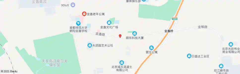 北京金盏_公交站地图_北京公交_妙搜公交查询2024