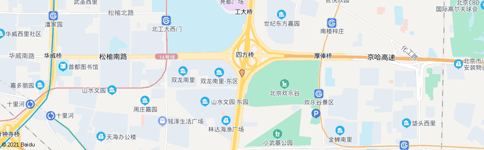 北京弘燕桥(北行)_公交站地图_北京公交_妙搜公交查询2024