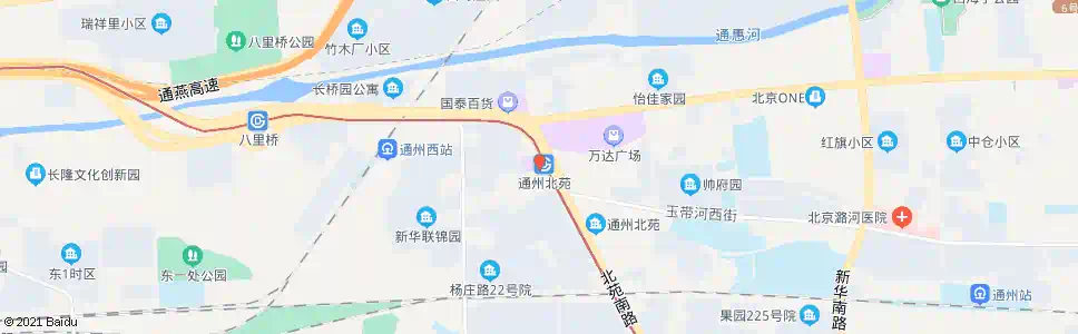 北京地铁通州北苑站_公交站地图_北京公交_妙搜公交查询2024