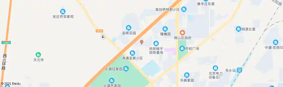 北京渔儿沟村_公交站地图_北京公交_妙搜公交查询2024