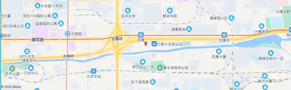 北京四惠枢纽站_公交站地图_北京公交_妙搜公交查询2024