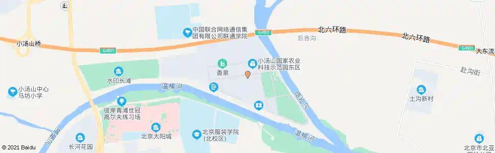 北京小汤山现代农业示范园_公交站地图_北京公交_妙搜公交查询2024