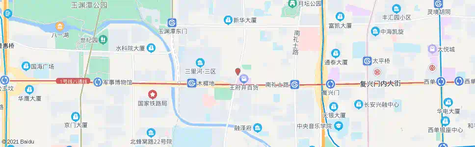 北京三里河东路南口_公交站地图_北京公交_妙搜公交查询2024