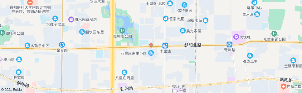北京八里庄南里_公交站地图_北京公交_妙搜公交查询2024