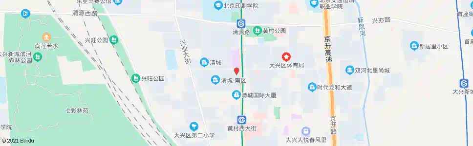 北京大兴行政中心_公交站地图_北京公交_妙搜公交查询2024