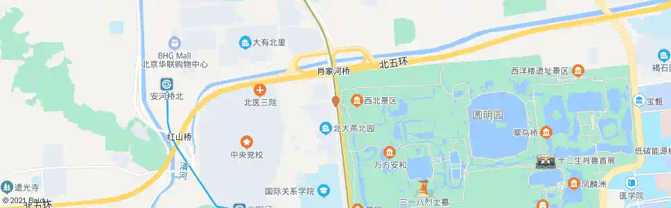 北京小清河_公交站地图_北京公交_妙搜公交查询2024